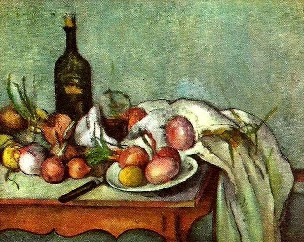 stilleben med lokar, Paul Cezanne